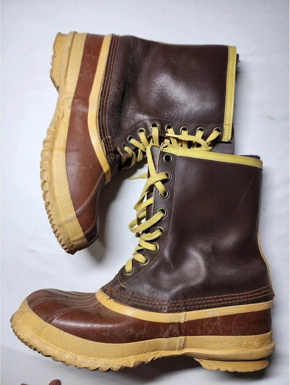 SOREL Kaufman Lace Up Wool Lined Insulated Hiking Snow Duck Boots Mens Size 10